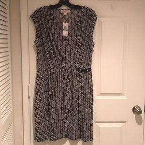 Michael Kors faux wrap dress